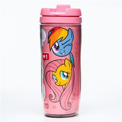 Термостакан детский со вставкой, 350 мл Like, My little pony