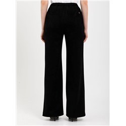 Брюки чёрные из искусственной замши