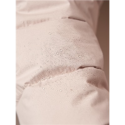 Пуховик женский светло-бежевый