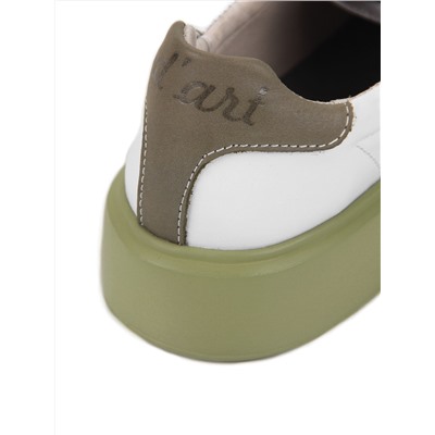 Кеды ED'ART 128.lusi15. white avokado  R