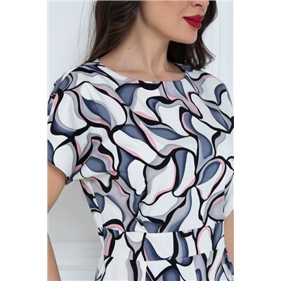 Платье миди с разрезом