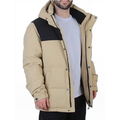 6966 BEIGE Куртка мужская зимняя (200 гр. холлофайбер)