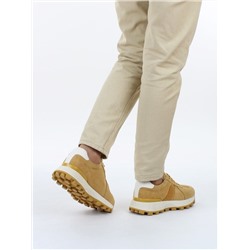 04-PCJ98-5 SAND Кроссовки демисезонные женские (натуральная замша, текстиль)