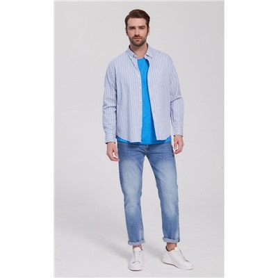 Футболка F911-6000mb middle blue melange