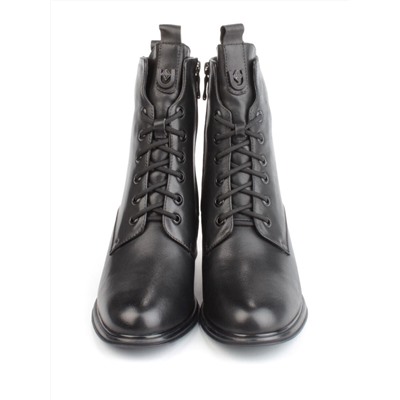 04-M3-H239 BLACK Ботинки зимние женские (натуральная кожа, натуральный мех)