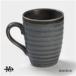 Кружка Magistro Urban, 320 мл, фарфор, серая