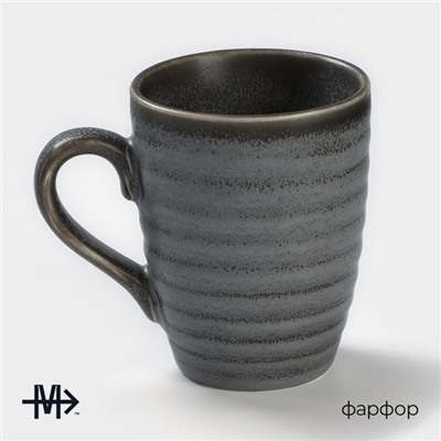 Кружка Magistro Urban, 320 мл, фарфор, серая