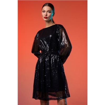 DiLiaFashion 0802 черный, Платье