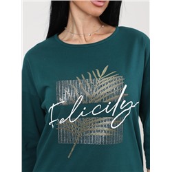 Хоста - футболка изумрудный