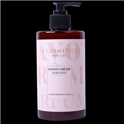 Жидкое крем-мыло Savon Crème серии Soft life ELEGANCE с экстрактом пиона 450 мл