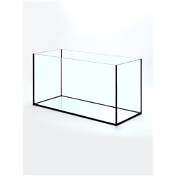 Аквариум «Прямоугольный» с крышкой, 100 л, 75.5×33×39.5 см, чёрный