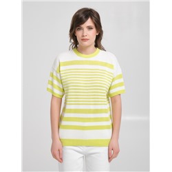 Джемпер вязаный в полоску