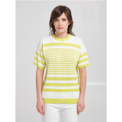 Джемпер вязаный в полоску