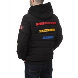 2172 BLACK Куртка мужская зимняя облегченная (150 гр. холлофайбер)