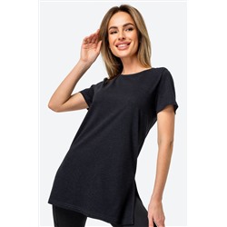 Женская удлиненная футболка с разрезами Happyfox