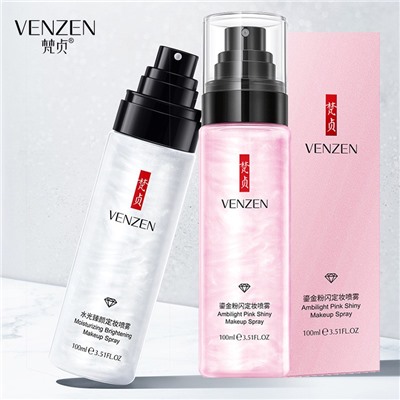 Спрей мерцающий для сияния кожи VENZEN (Veze), 100 мл. РОЗОВЫЙ