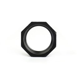 Гайка резьбовой рулевой колонки 1"1/8" чёрная BRBL /уп 600/
