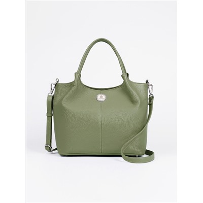 Женская кожаная сумка Richet 3212LN 807 Зеленый