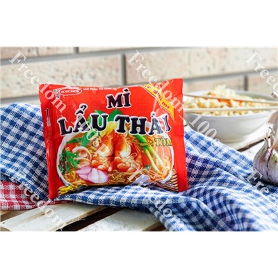 Пшеничная лапша Лау Тхай со вкусом креветки (острая)