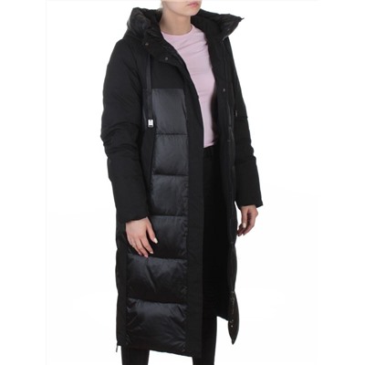 A81 BLACK Пальто зимнее женское (200 гр. холлофайбер)