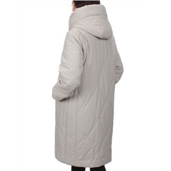 1119 LT. BEIGE Пальто зимнее облегченное женское (холлофайбер 150 гр.)
