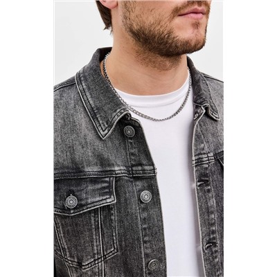 Куртка джинс F311-1296 l.black
