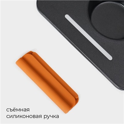 Форма для выпечки Magistro «French Bakery. Круг», 39×26.3×3.4 см, 12 ячеек, антипригарное покрытие