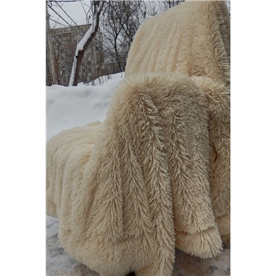 ДЛИННЫЙ ВОРС крем брюле 160*220