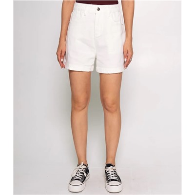 Джинсовые шорты #КТ6361, белый