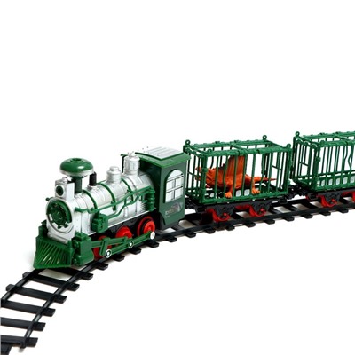 УЦЕНКА Железная дорога «Дино поезд», дым, динозавры, на батарейках