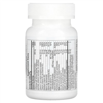 NaturesPlus, Hema-Plex, железо с незаменимыми питательными веществами для здоровых эритроцитов, 60 мини-таблеток с медленным высвобождением