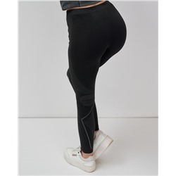 Термо леггинсы женский серого цвета 002120Sr