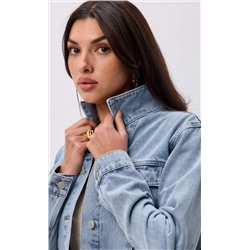 Куртка джинс F312-1237 middle blue