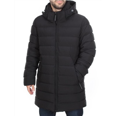 4012-L BLACK Куртка мужская зимняя ROMADA (200 гр. био-пух)