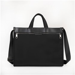 Сумка , текстиль, кожа,  MIRONPAN 21525 Черный