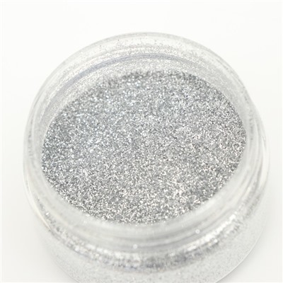 Блёстки пищевые КондиМир крупной фракции, серебро, 10 г