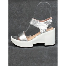 08-QL6989-1B WHITE Босоножки женские (натуральная кожа)