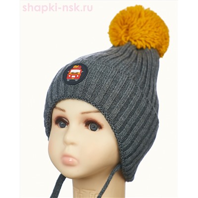 12700/2 MBU Ушанка для мальчика флис (48-52)