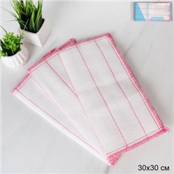 Салфетка для уборки 3 штуки 30x30 см  / S8 /уп 600/