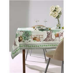 Кухонный набор «Этель» Olivia, скатерть 110×145±3 см, салфетки 40×40 см-4 шт., 100% хлопок
