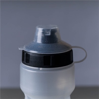 Бутылка для воды  COMIRON "Advance" с пылевой крышкой и одноцветным принтом. Прозрачная. 850 мл. /711619 /FWCPE-28D1Сt / уп 1