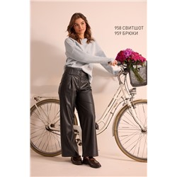 NiV NiV fashion 958 голубой, Свитшот