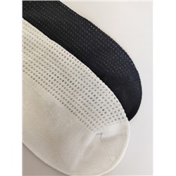 Короткие носки р. 40-45 "В сеточку" Черные