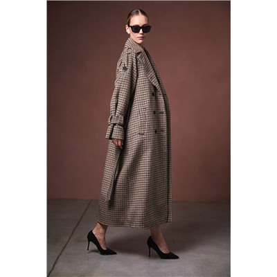 Пальто женское темно-бежевый