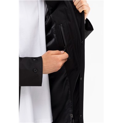 Плащ мужской черный