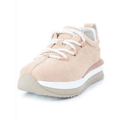 03-5950-6 BEIGE Полуботинки женские (натуральная замша)