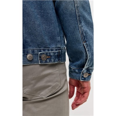 Куртка джинс P211-1275 middle blue