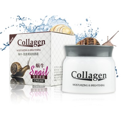 Крем для лица с Муцином улитки Collagen Snail Косметика уходовая для лица и тела от ведущих мировых производителей по оптовым ценам в интернет магазине ooptom.ru.