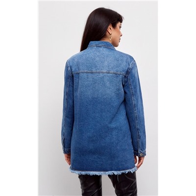 Куртка джинс P012-1202 blue