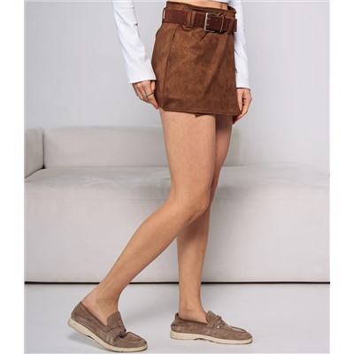 Юбка #КТ8831, коричневый